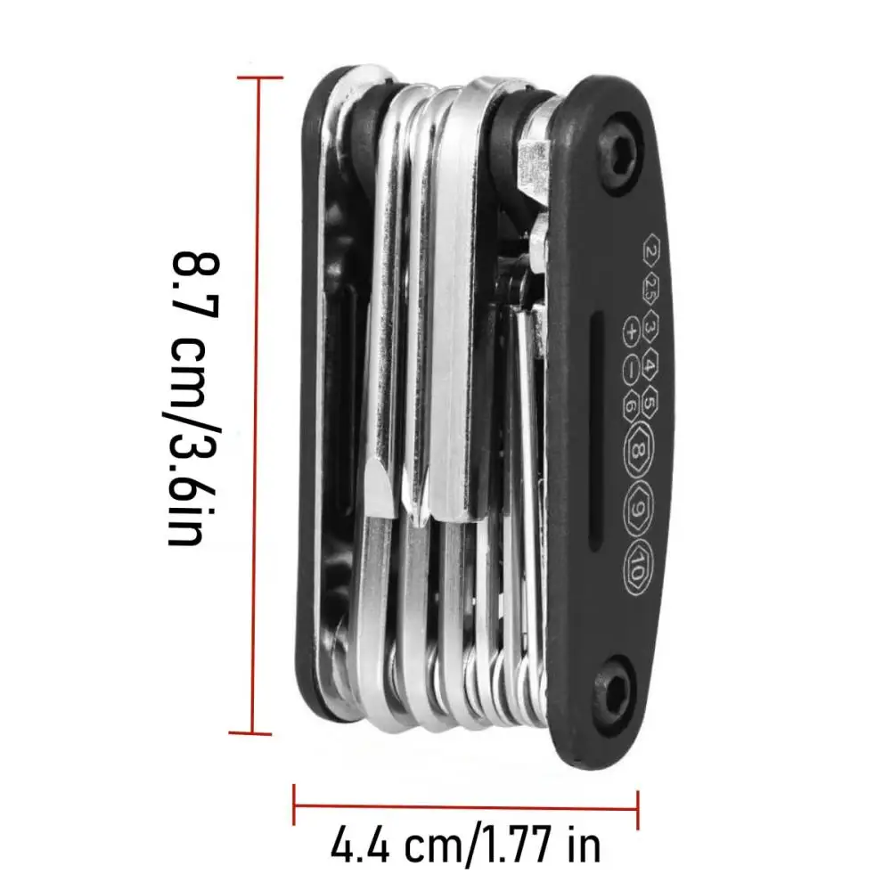 Bicycle 16 in 1 repair tool Portable Folding Multipurpose Wrench Bike Tire Repair Tool Repair Tools
