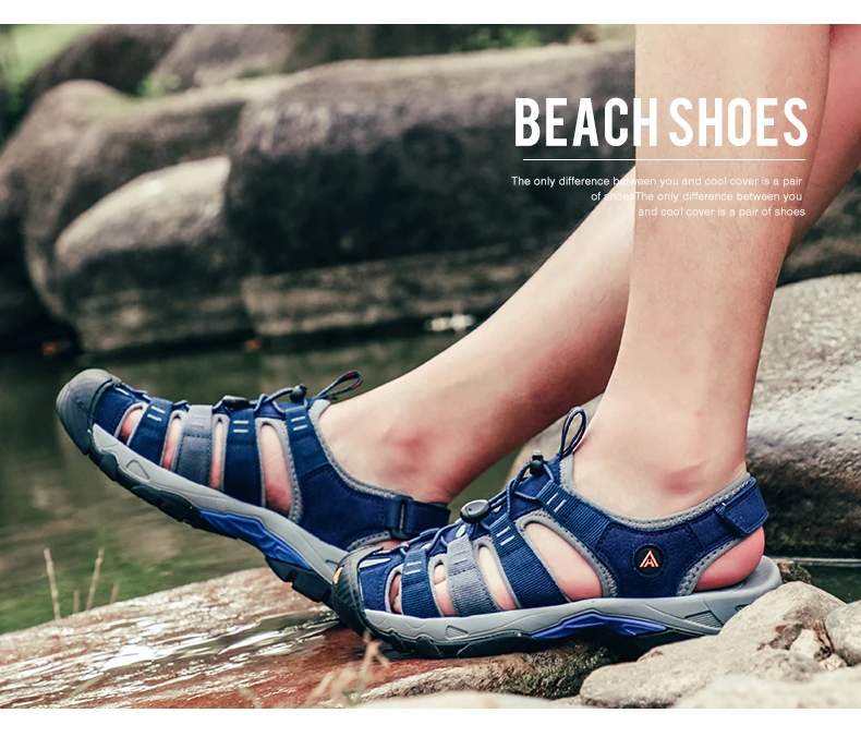 HUMTTO Sandalen für Damen, Outdoor-Aquaschuhe, Watschuhe, leichte, schnell trocknende Strandschuhe für Herren, atmungsaktiv – Detail 28
