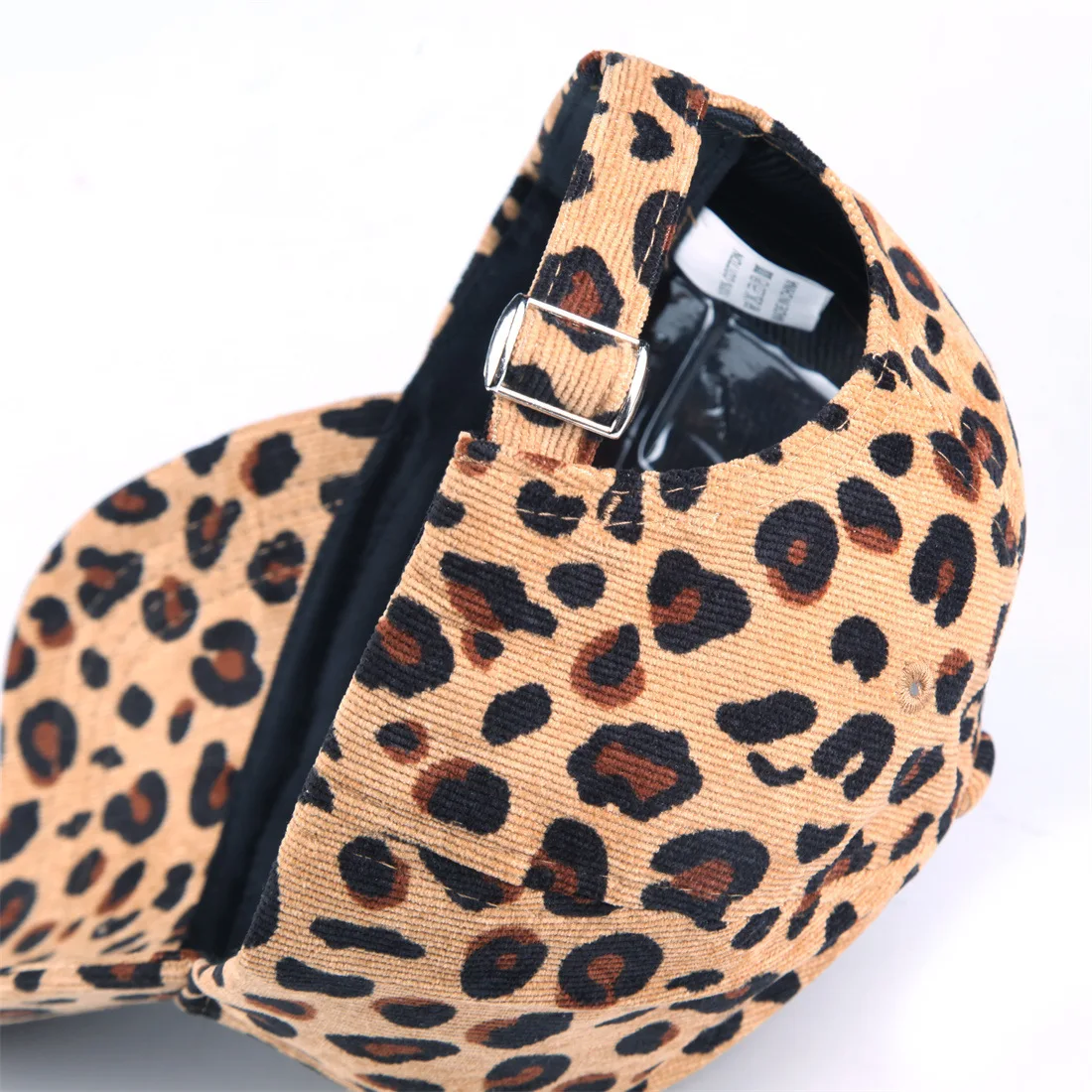 Baseball Cap Corduroy Leopard Print Baseball Cap Unisex Vintage Baseball Hat For Women Men Outdoor Adjustable Hip Hop Gorras Snapback