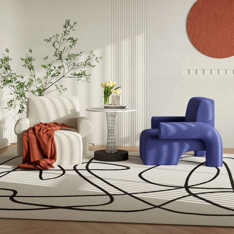 

Sofa Bedroom Living Room Chairs Lazy Lounge Nordic Modern Luxury Chair Floor Simple Woonkamer Stoelen Home Furniture HD50TY