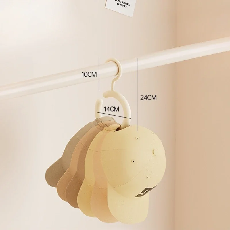 Dopamine Hook Multifunctional Rotating Non Perforated Scarf Hat Bag Hanger Circular Silk Scarf Display Stand