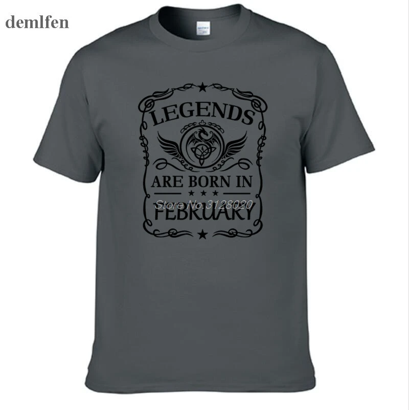 Fashion Legends February Cotton Casual Unisex Oversized T-Shirt