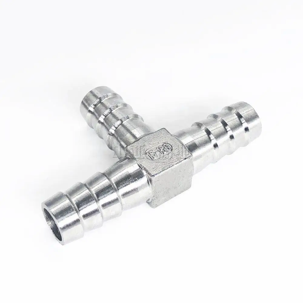 6mm 8mm 10mm 12mm 13mm 14mm 15mm 16mm 19mm 20mm Hose Barb Tee Y T Type 3 Three Way 304 Stainless Steel Pipe Fitting Connector pipe fitting,hose pipe fitting