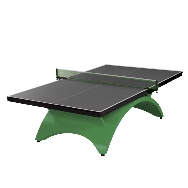 Manufacture Indoor Table Tennis Table 18mm PingPong Rainbow Legs Cheap Price