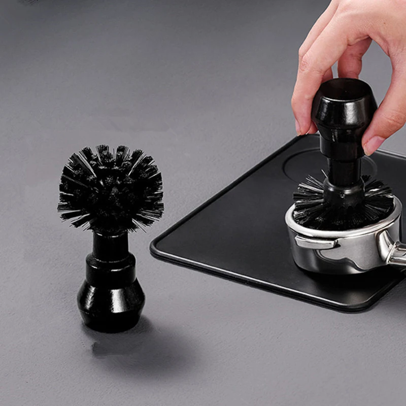 فرشاة تنظيف القهوة الخشبية 51/54/58 مم - أداة إزال...