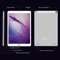 10.1''ZL80 Android 7.0 Tablet PC 4G Phone Call RAM 4GB ROM 64GB MT6580 Quad Core Dual Camera 1280 x 800 IPS Screen 2*SIM Card 2