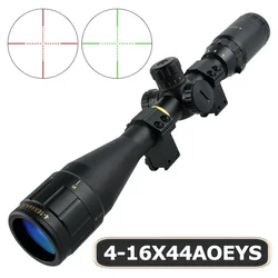 4-16X44AOEYS Long-range Sniping Hunting Scope Optical Red Green Adjustable Riflescope Airsoft Scopes Tactical Accessories