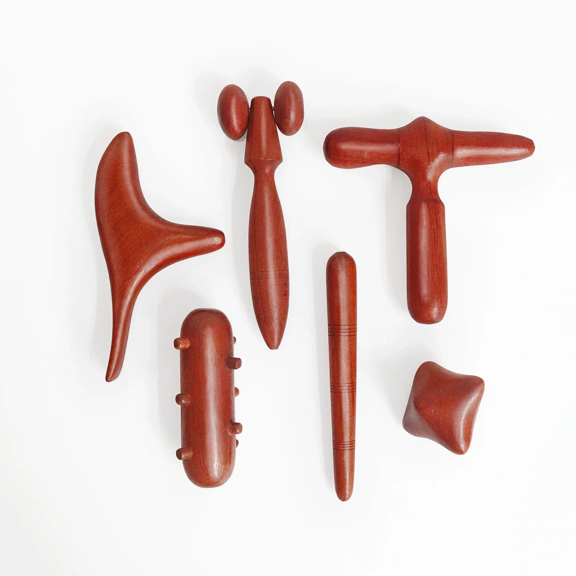Three Point Stick 1Pcs Foot Massager Stick Vietnamese Rosewood Wooden Massager Wooden ...
