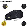 Genuine HEAD 6 Pack Tennis Bag Radical 25th Anniversary Limited Edition Tenis Rackets Backpack Large Capacity Tenis Racquet Bag 2