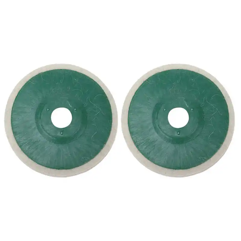 

Accessories 2Pcs 5in Wool Felt Polishing Disc Round Grinding Buffing Wheel Pad Angle Grinder Accessories Power Tools