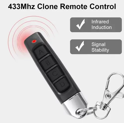 1-50PCS 433mhz Remote Control Duplicator Universal Remote key Copy Clone Replacement Garage Door Keychain RF 433Mhz Transmitter