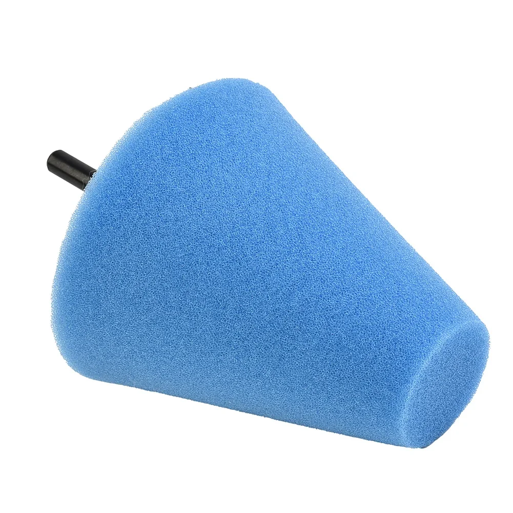 Accessories Foam Polishing Cone Shaped Pads Automobile Wheel Hub Blue Cone For Car Polishing Shaped Sponge Tool