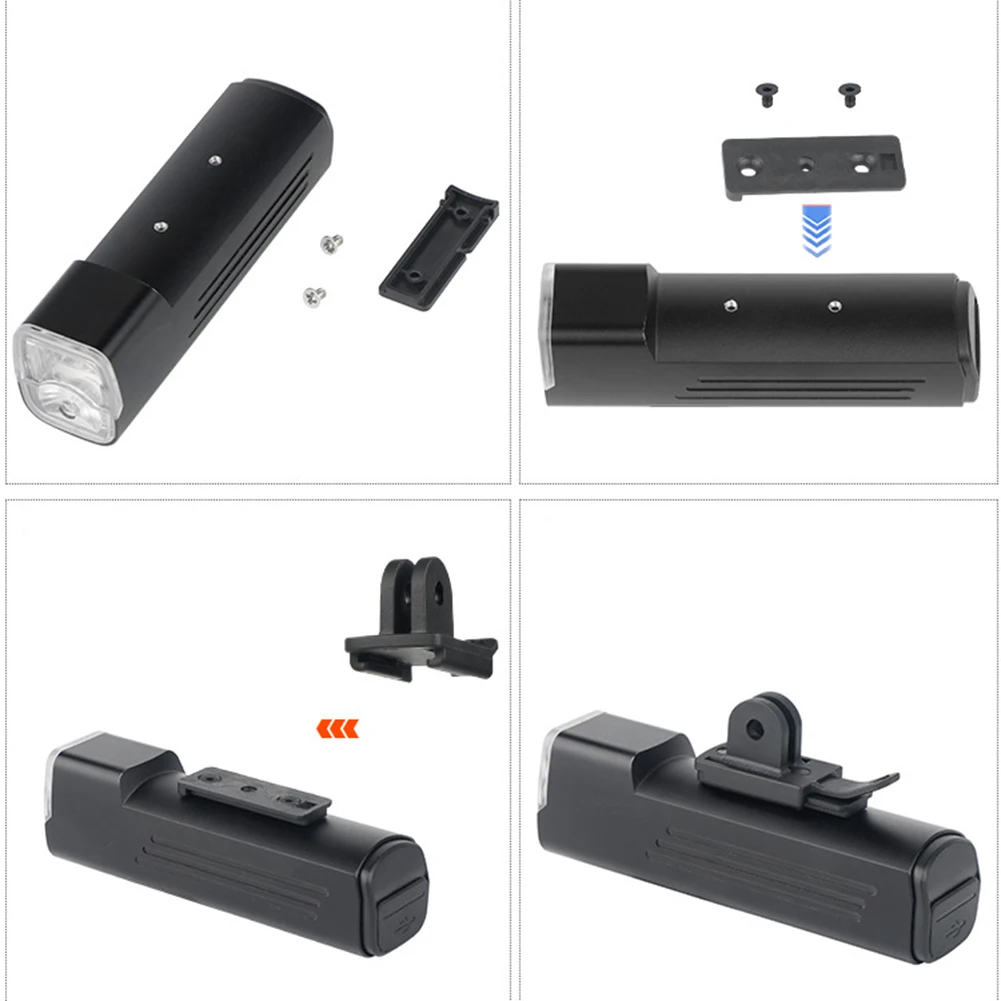 Bicycle Headlight Holder Stand Base For GoPro Interface Light Clip Buckle