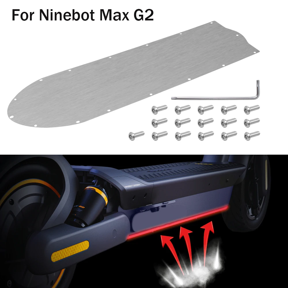 Cuscinetto Del Coperchio Inferiore Della Batteria Della Piastra Di Armatura Per Xiaomi Mijia M365/Pro Scooter Elettrico Protezione Del Coperchio Inferiore Dello Schermo Del Telaio In Lega Di Alluminio - Foto 9