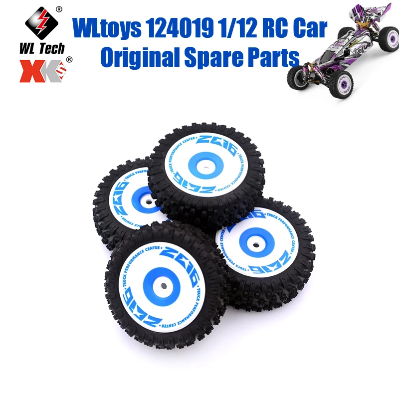 

WLtoys 124019 1/12 RC автомобильные оригинальные запасные части 124017-2017 переднее колесо 2018 заднее колесо 144001 124019 ступица шин