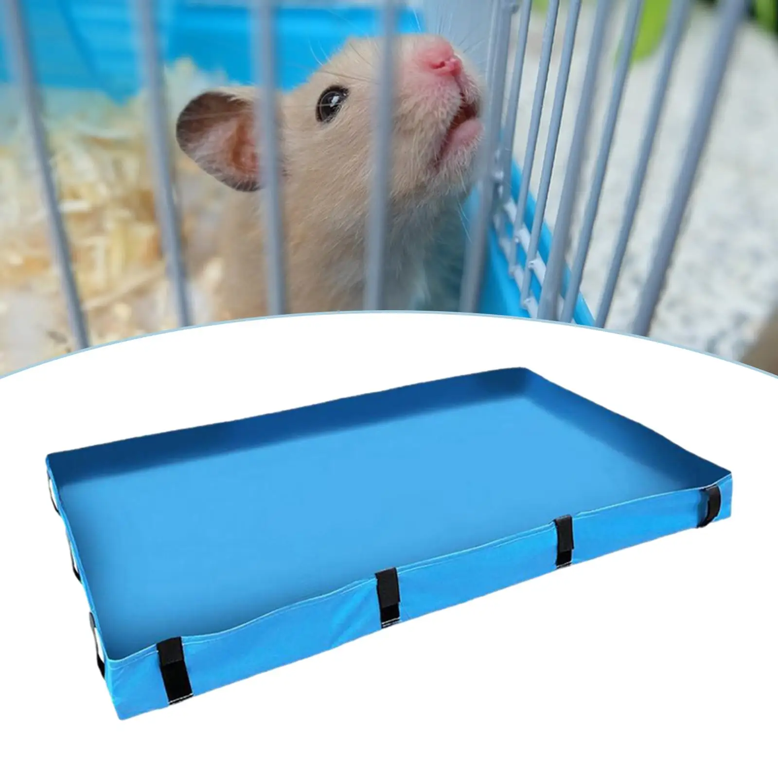 Guinea Pig Cage Floor Tarpaulin, Waterproof Indoor Mat for Hamsters, Rabbits,