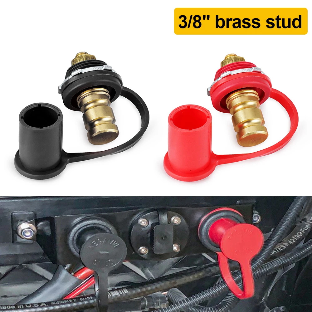 250a 12v 3/8" Studs Junction Post Connector Terminal Premium Remote