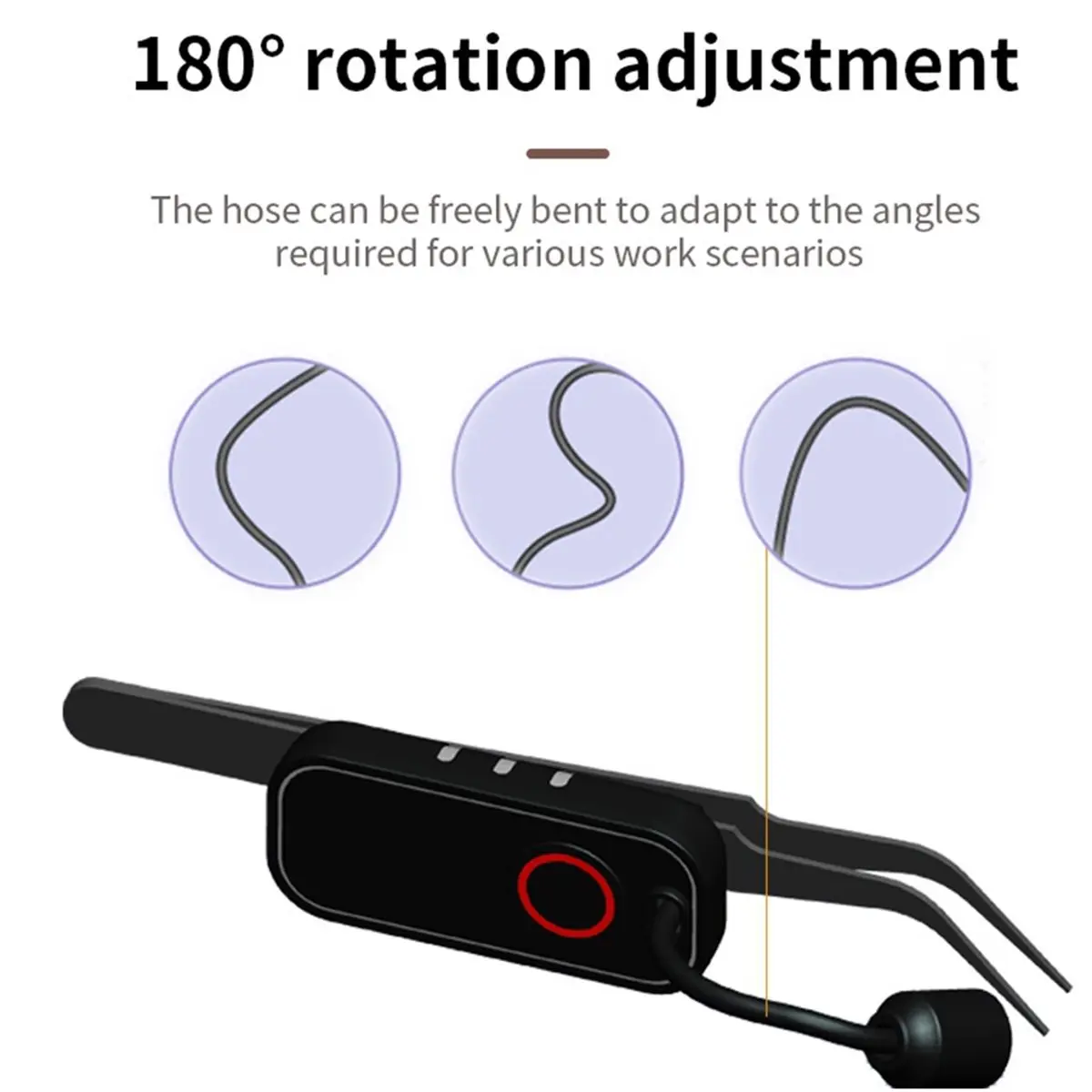 A10R 1W LED 속눈썹 핀셋(UV 라이트 포함), 터치 스위치 속눈썹 연장 램프, 속눈썹 연장용 빠른 경화 접착제(미국 플러그)