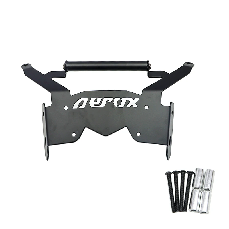 EYNLDS Motorcycle Black Luggage Carrier Rack Support Holder Saddlebag Cargo Shelf Bracket Kit For HYOSUNG GV125S GV 125 S GV 125S - View #2