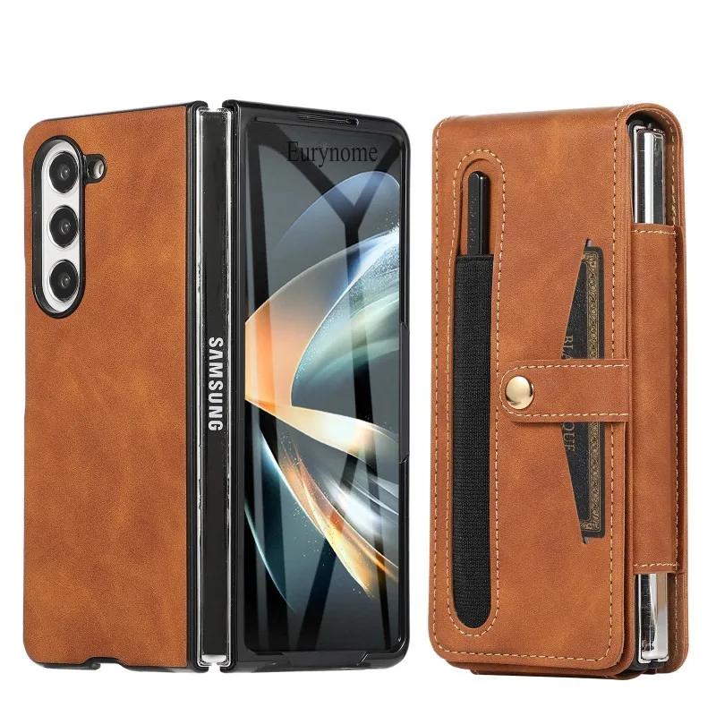 

Shockproof Explorer Flip Case For Samsung Galaxy Z Fold 5 4 3 2 Fold4 Outdoor Climbing Front Glass Film Protect S Pen Clip Cover