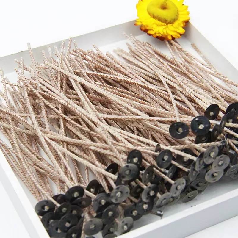 

15cm Soybean Wax Smokeless High-quality Cotton Thread 100pcs/bag Handmade DIY Scented Candle Making Material