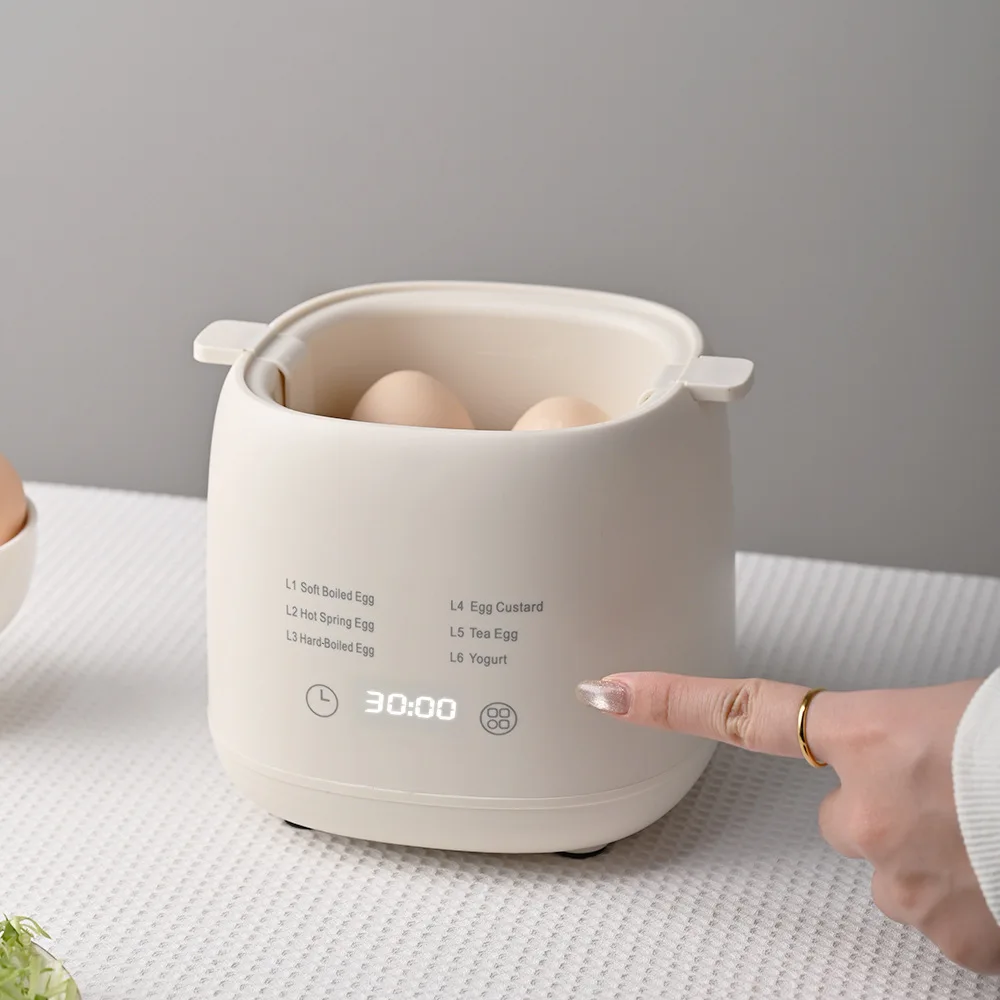 Breakfast Machine Egg Steamer Multifunctional Breakfast Maker With Automatic Power-Off Egg Cooker Soft-Boiled Egg Hot Spring 4