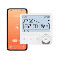 เทอร์โมสตัทบ้านอัจฉริยะ Tuya Wifi สำหรับหม้อต้มน้ำ ใช้พลังงานจากแบตเตอรี่ ควบคุมอุณหภูมิสำหรับหม้อต้มแก๊ส ใช้งานร่วมกับ Smart Life รองรับ Alexa และ Google Home 2
