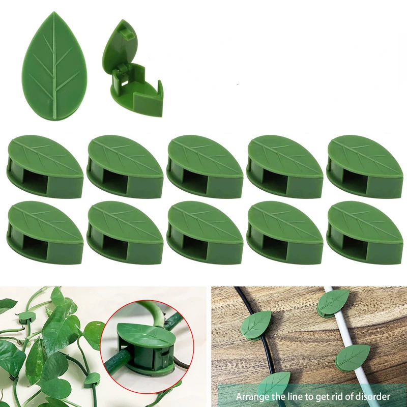 Tuteur - Lien - Attache,Clip Mural Pour Plantes Grimpantes,30 Pièces