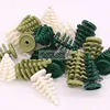 MARUMINE 30/50PCS Spruce Tree Compatible 3471 2435 MOC Building Blocks Accessories Garden Flower Plant Christmas Bricks Parts 5