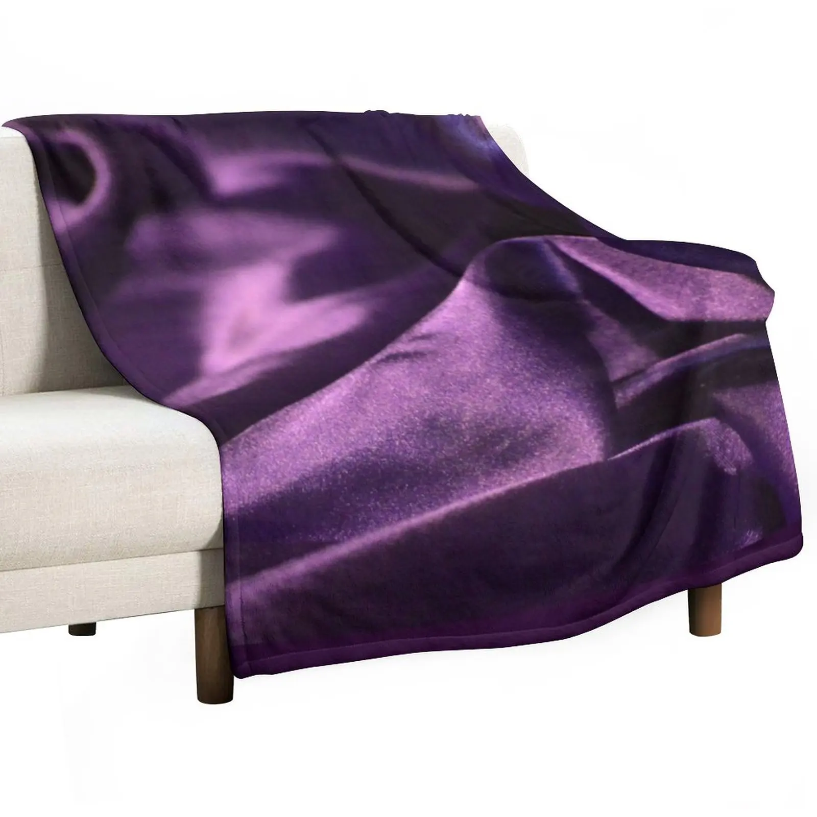 

Purple silk Throw Blanket manga Fashion Sofas Blankets