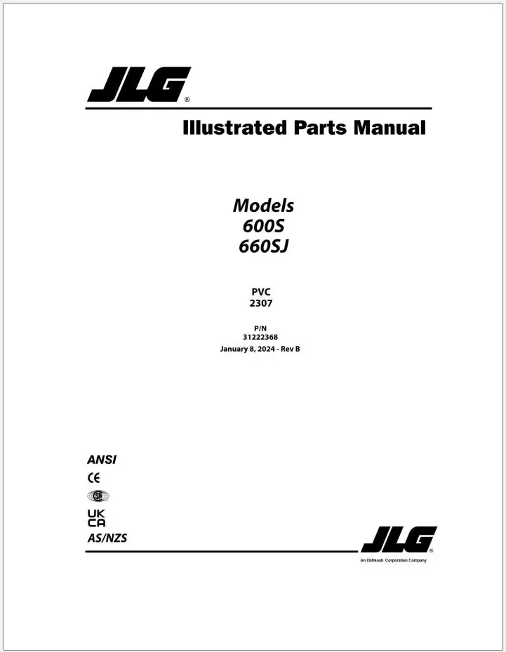 

Каталог запасных частей JLG для вилочного погрузчика 32,1 ГБ, PDF коллекция 2024
