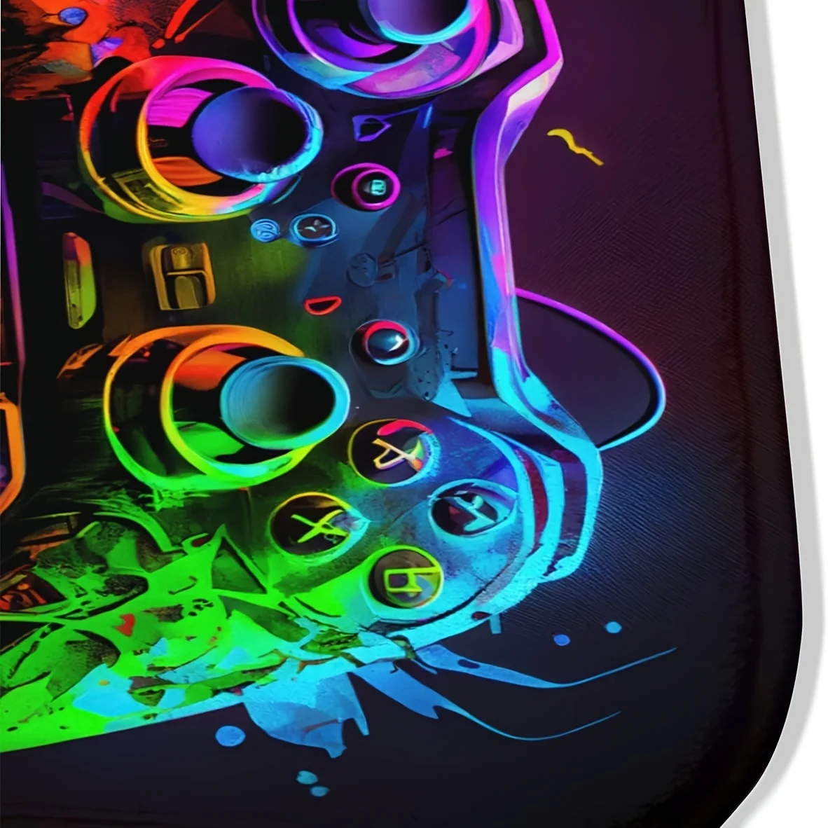 Gamepad Pattern Carpet for Bedroom living room Gaming Cyberpunk Design Indoor Area Rug sofa floor mat Esports Room home Decor