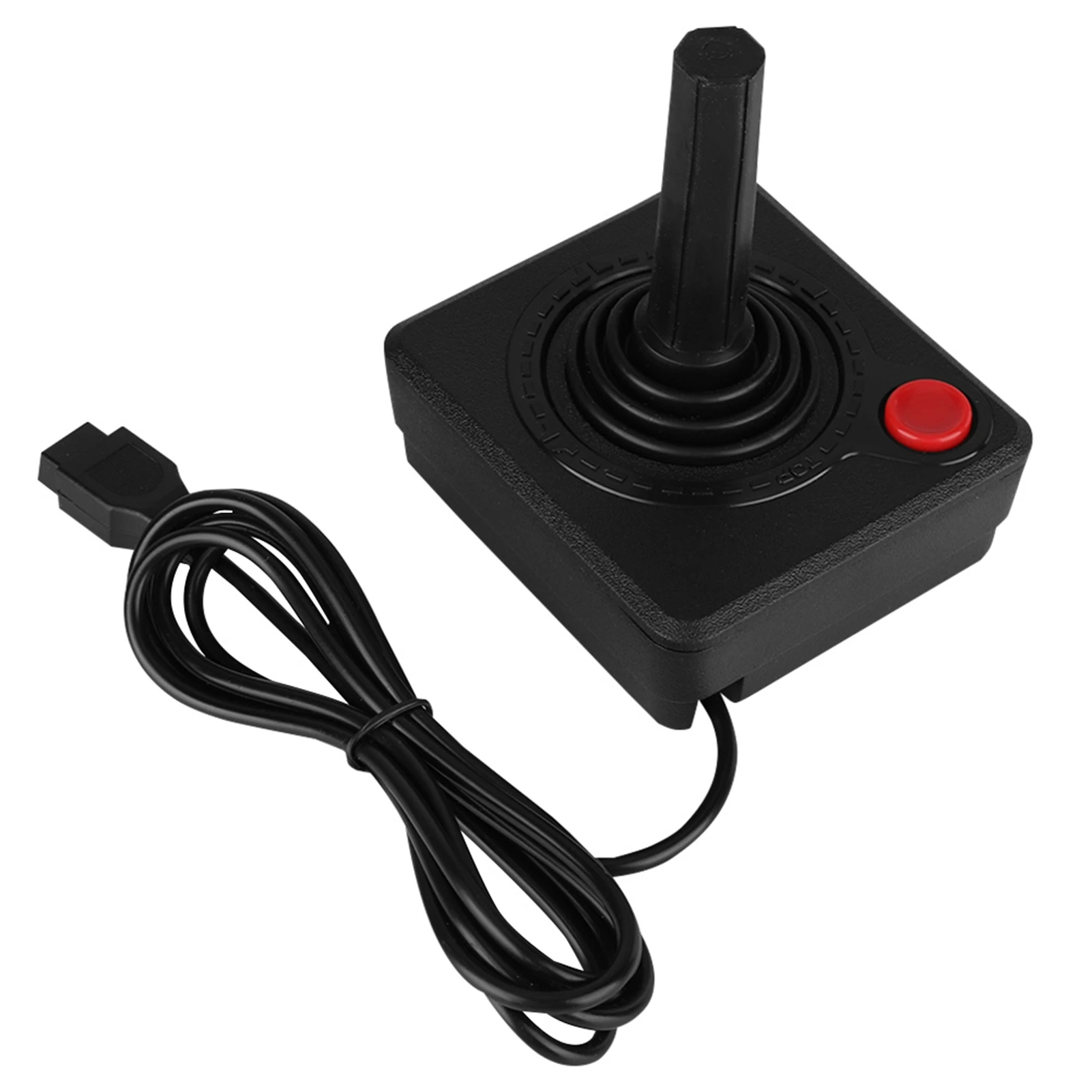 내마모성 ABS 360 컨트롤러 레트로 클래식 무선 컨트롤러 아날로그 스틱 친화적인 재료 Atari 2600에 편안함