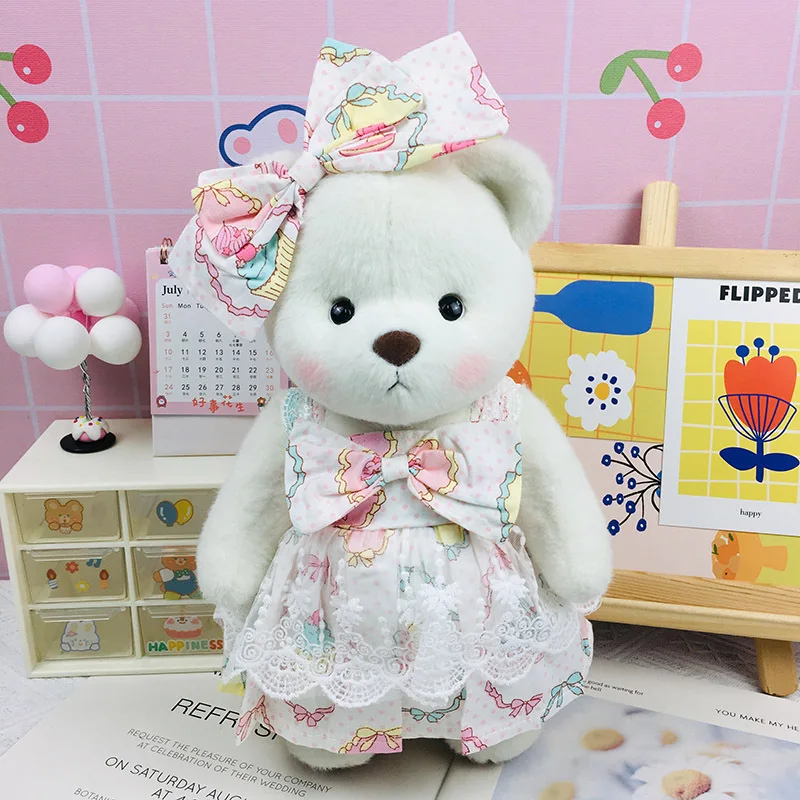 Vestiti Per Orsacchiotti 30 Cm – Maglione E Sciarpa In Cotone, Set Abbigliamento Per Peluche