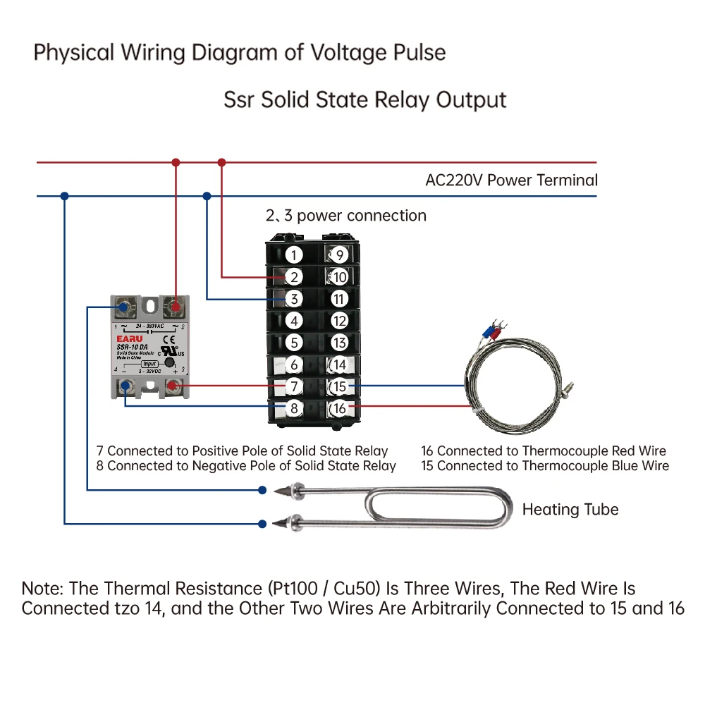PID Digital Temperature Controller REX-C400 Universal Input Relay