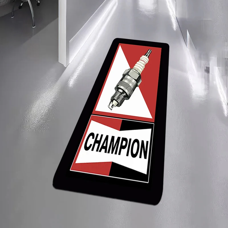 

Entrance Doormat C-Champion spark plugs Welcome Carpets Bath Floor Foot Mat Kitchen Rug Custom Design Car Boot Carpet Home Decor