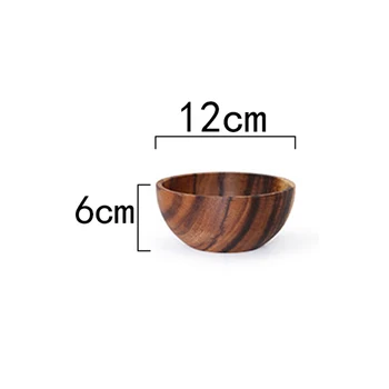 Acacia Wood Serving Bowls 9