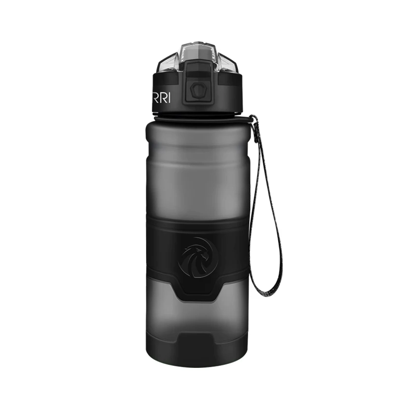 Leak-Proof 400ml Time-Marked Water Bottle - Portable & BPA-Free