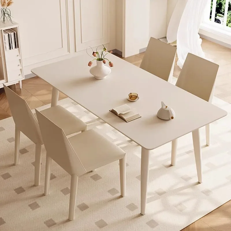 

Design Modern Dining Table Rectangle BreakfastLegs Nordic Dining Table Luxury Living WoodenMesas De Jantar Kitchen Furniture