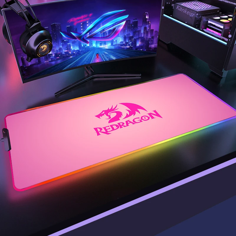 thumbnail image 1 of Alfombrilla de ratón Rgb para ordenador, accesorios de escritorio Redragon, alfombra para teclado de jugador, alfombrilla de Juegos de ordenador portátil, alfombrilla de ratón retroiluminada Xxl Led, 1 of 5