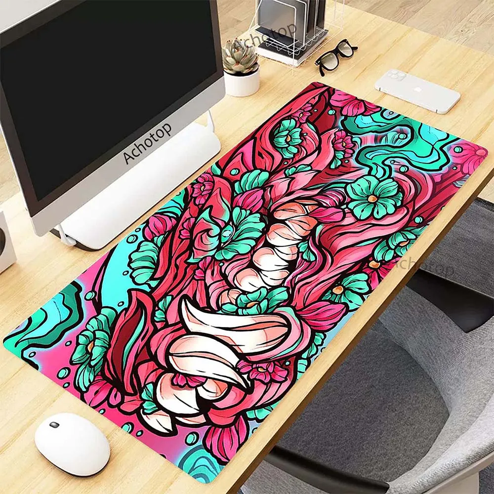 

Monster Hunter Gamer Mouse Pad Mousepads Locking Edge Mouse Mat XXXL Gaming Mousepad Keyboard Pads Anti-slip Pad Tapis De Souris