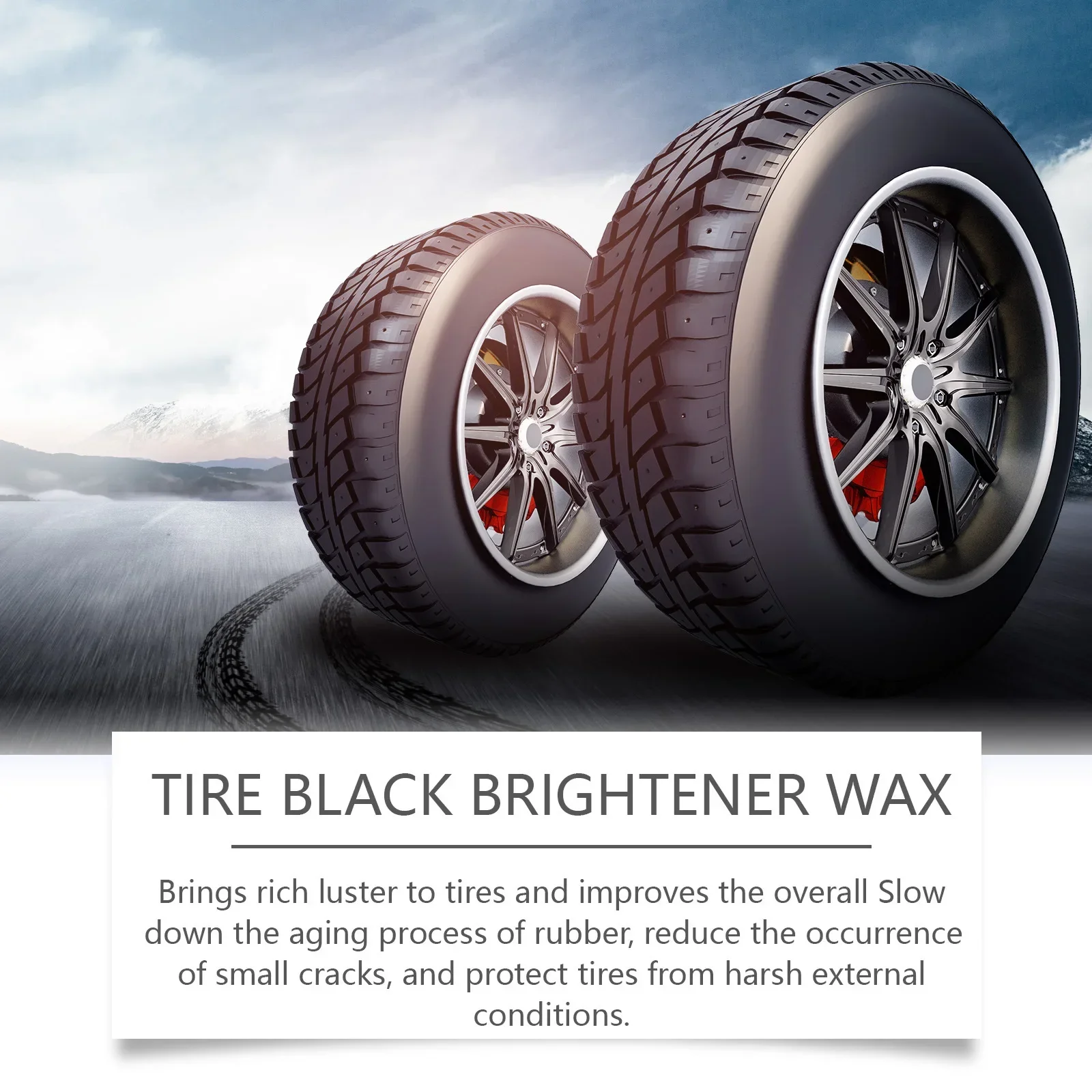 Long Lasting Tire Renewal Wax Car Wheel Polish