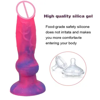 Realistic Dog Dildo Simulation Penis Animal Dildo Anal With Suction Cup Adult Toy Cheap Sex Toy For Woman Lesbian Strapon Dildo 3