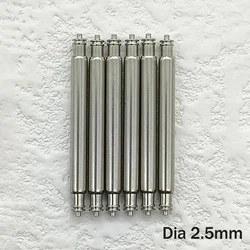Durable Strap Spring Bars for Watch Cases and Bracelets - Dia 2.0mm & 2.5mm, Various Sizes Available (Dia 2.5mm)