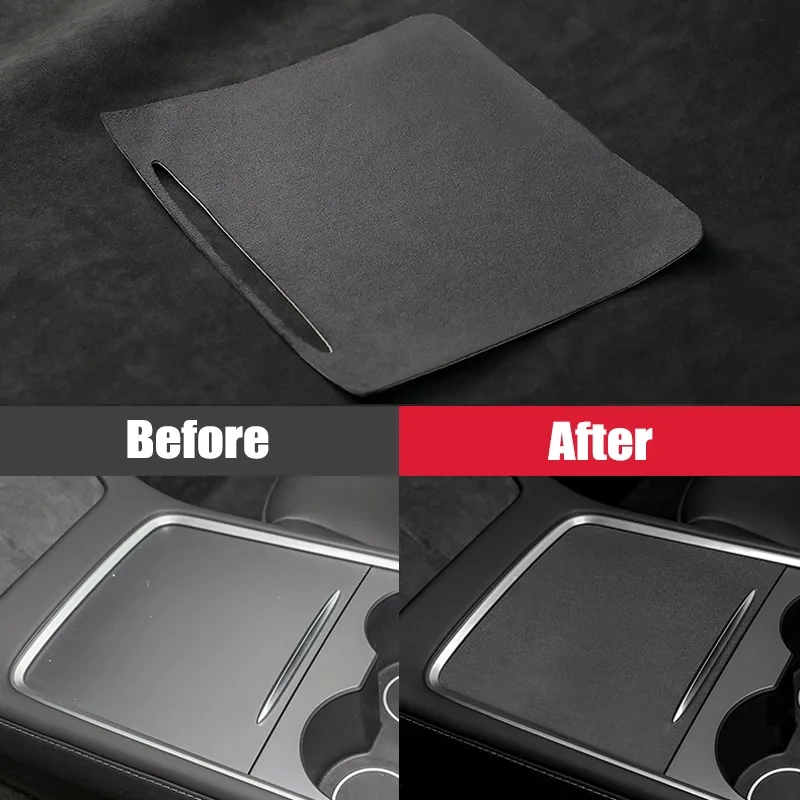 Luxurious Suede Center Console Protector Cover