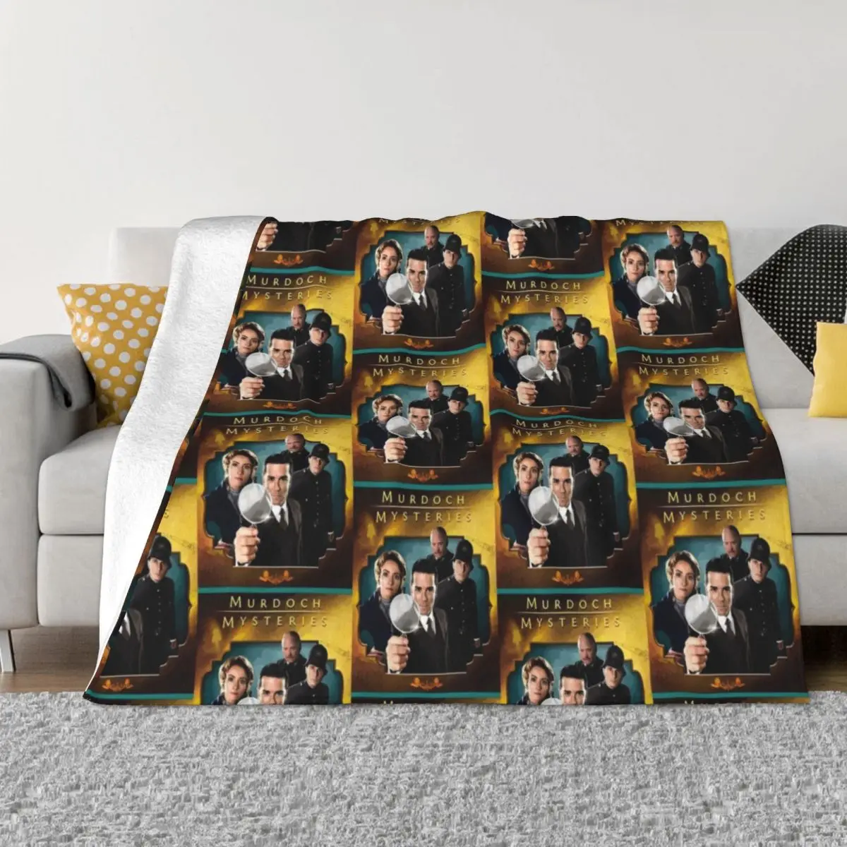 

Birthday Girl Murdoch Limited Edition Mysteries Vintage Style Throw Blanket Hairy Furrys Bed Fashionable Blankets