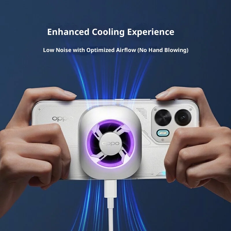 OPPO 40W 슈퍼 아이스 윙 마그네틱 폰 쿨러 아이스 킹 강력 냉각 저소음 고성능 스마트폰 게임용