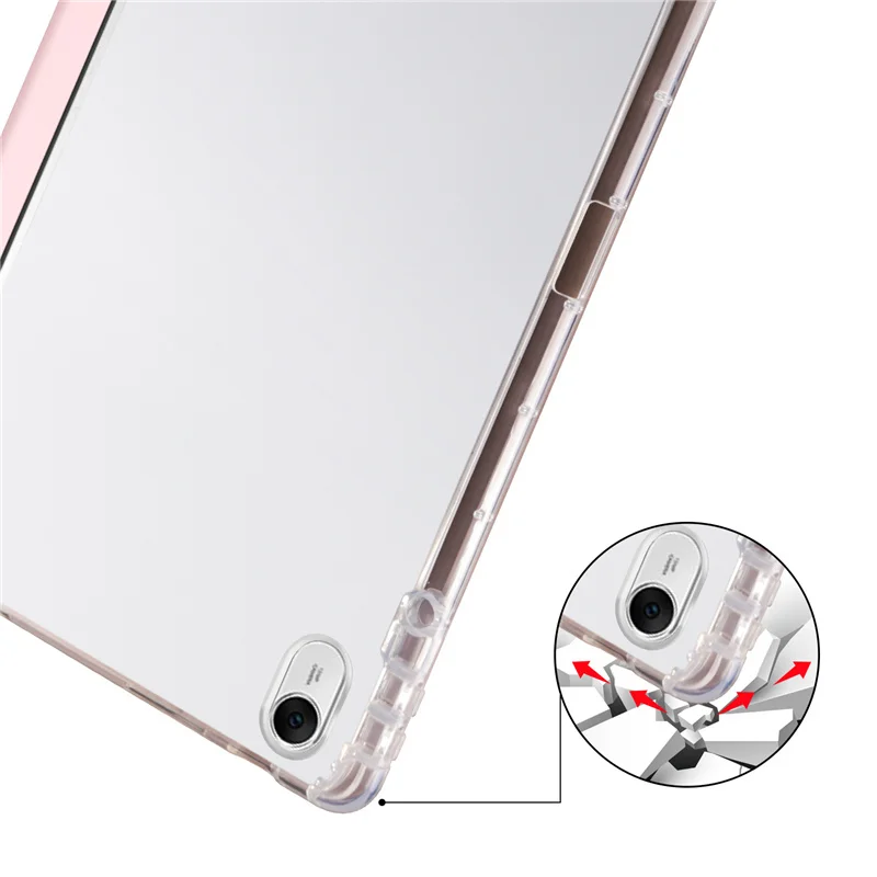 Premium Tablet Case with Pencil Holder – Soft Back Stand Cover