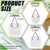 10-20pcs White Self Adhesive Hooks Door Wall Mounted Picture Hanger Hook Suction Heavy Load Rack Kitchen Organizer Holder 3