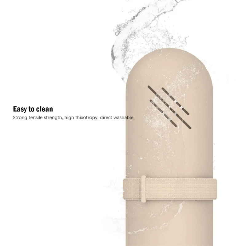 Versatile Silicone Makeup Brush Storage Bag Suitable for Home and Travel